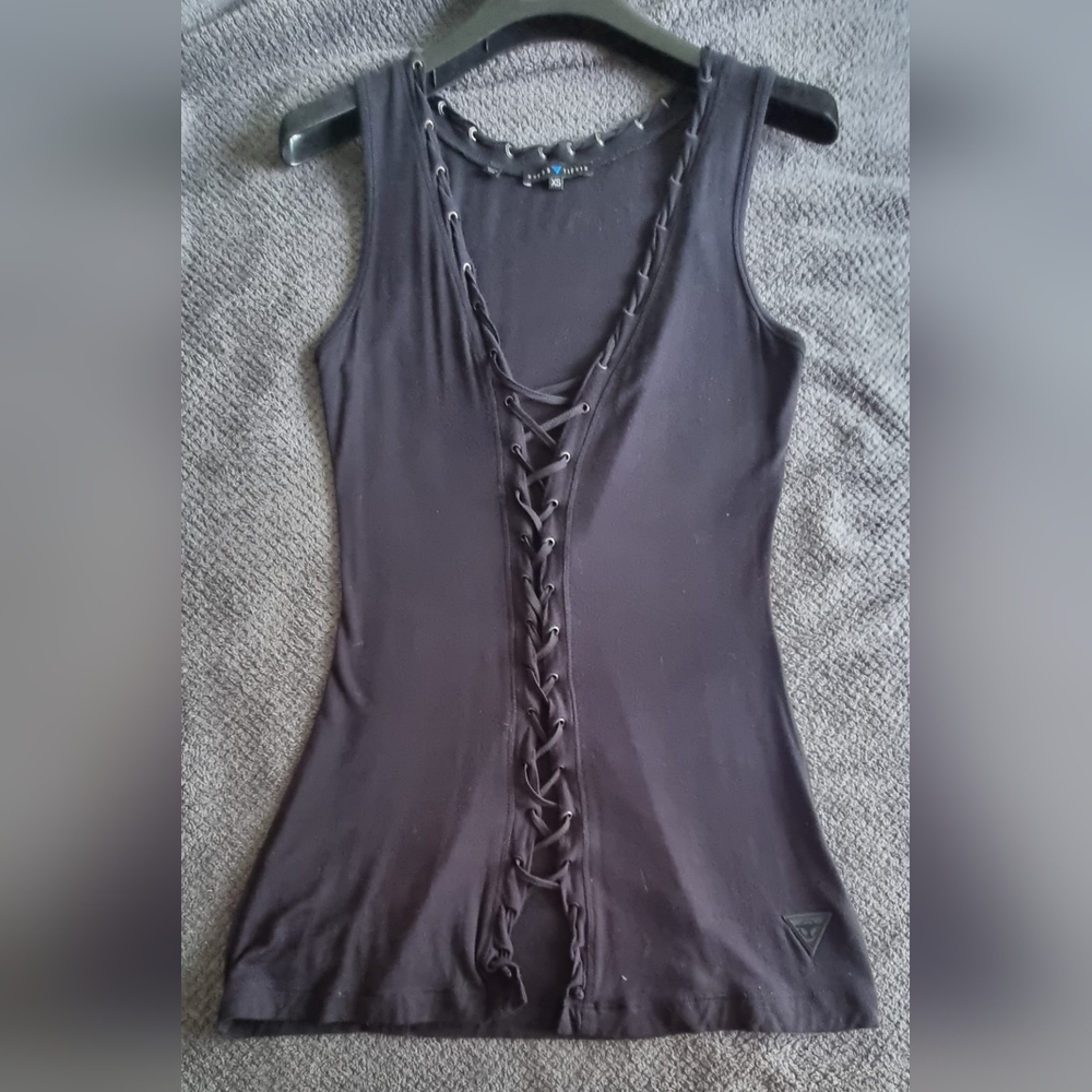 GUESS X Tiesto Black Top